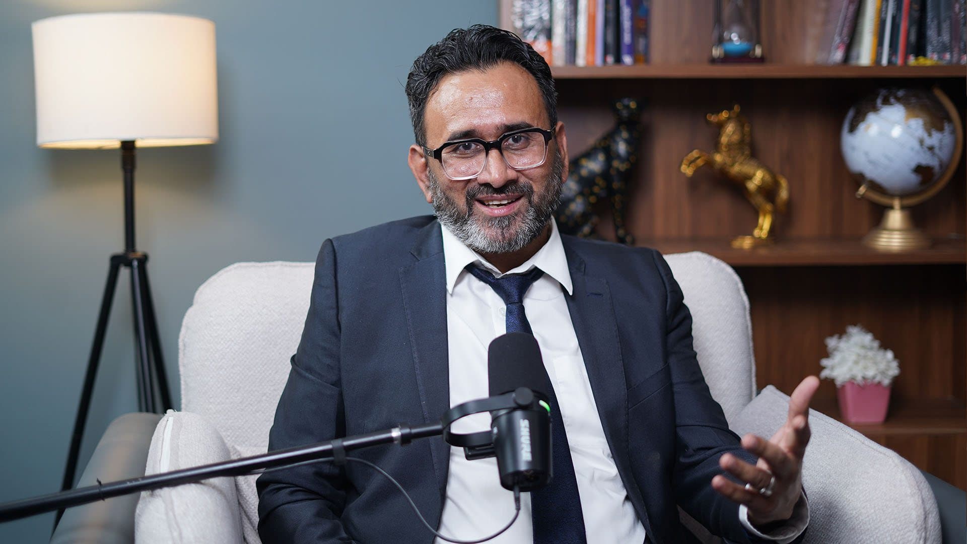 Dr. Raman Sharma in consultation