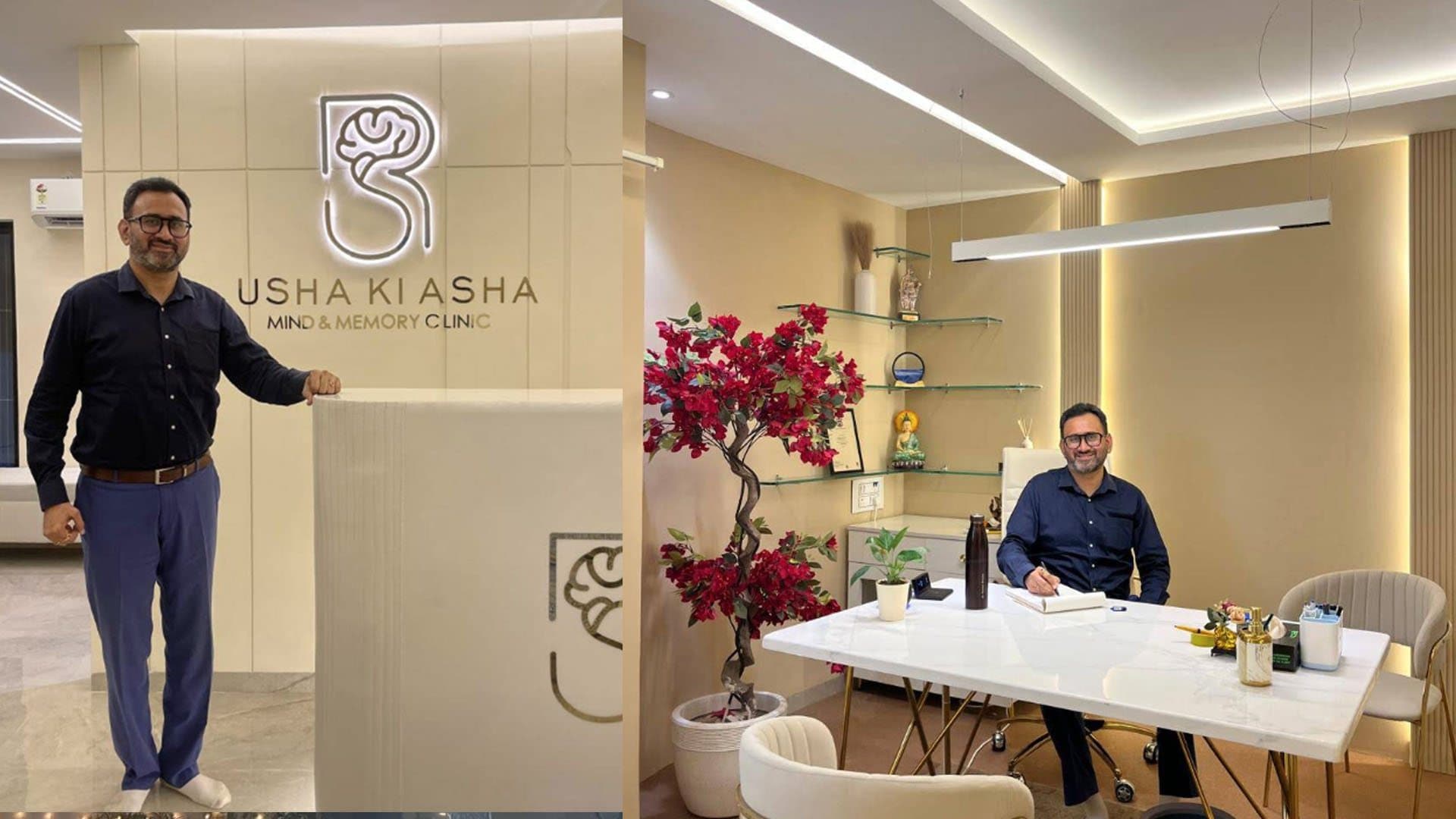 Dr. Raman Sharma at the clinic